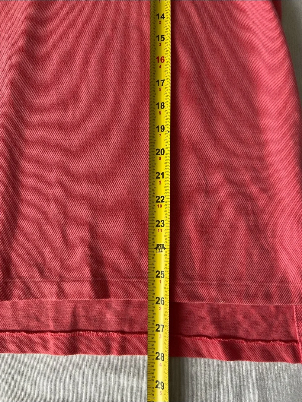 Ralph Lauren Men’s Coral Pink Polo with Green Logo